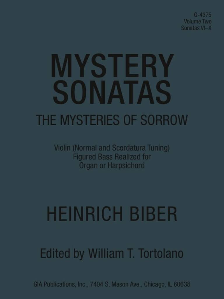 Mystery Sonatas for Violin and Clavier, Volume 2